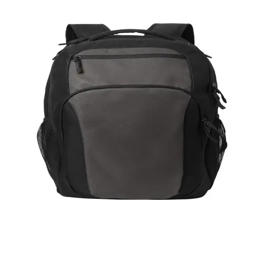 Port Authority&reg; Transport Backpack DkChar/Blk {1}