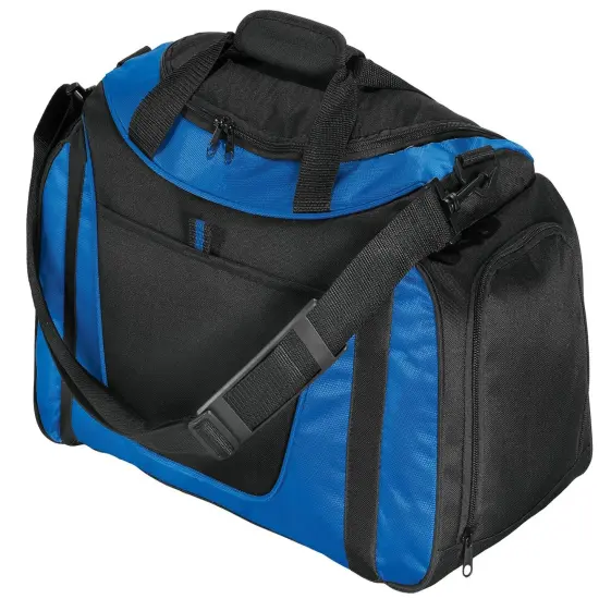 Port Authority&reg; Small Two Tone Duffel Royal/Black {1}