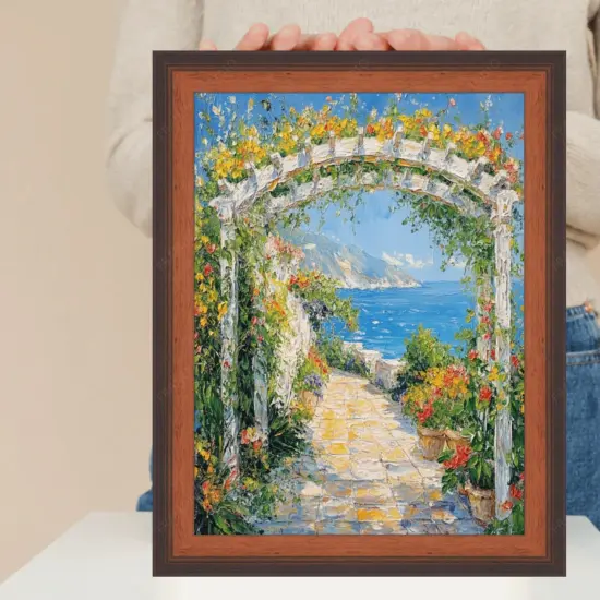 Certificate Glossy Walnut Wood Picture Frame 12x18 frame {7}