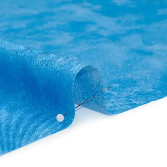 1 Yard Pacific Blue Fresco Quilting Cotton Fabric 44" Wide for Crafts & Apparel {2}