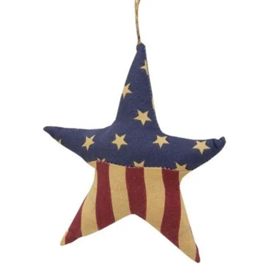 Red and Blue Americana Patriotic Ornament for Holiday and Seasonal Decor Star {1}