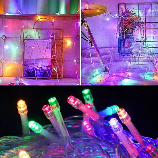 FULLBELL Easter Lights, 33 Feets 100 LED Easter Decorations Memory Indoor Outdoor Fairy Lights Spring Decor Home Bedroom Wedding Party Room Decor Tiktok Trend Items(Multi) {5}