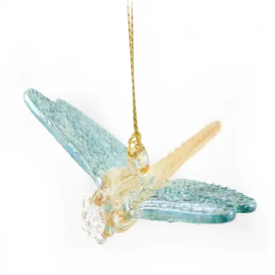 Egyptian Glass Dragon Fly - Green Wings {1}