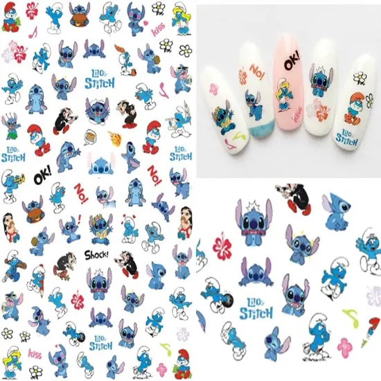 Cartoon Nail Art Stickers Decal 3D {3}