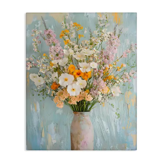Stupell Industries Orange & White Flower Arrangement Canvas Design by Franklyn Gregory {1}