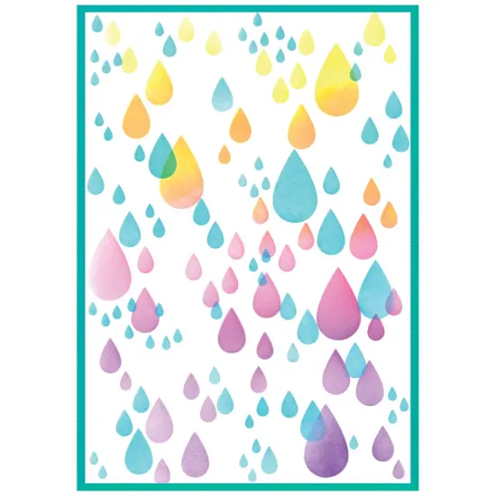 Sizzix A5 Clear Stamps Set by Stacey Park-Drip, Drip, Drop {2}