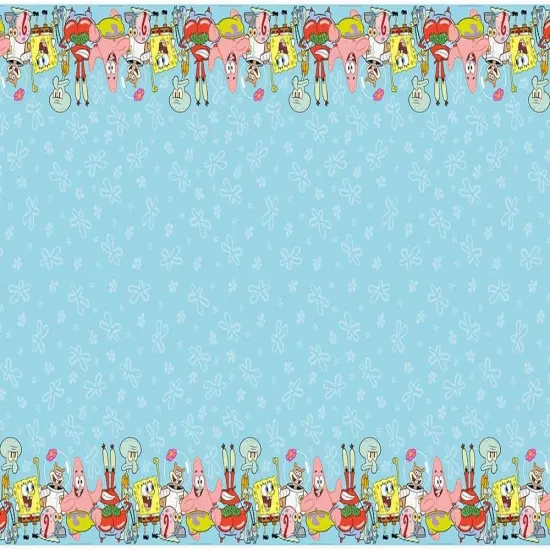Spongebob Plastic Table Cover - 54X84 {2}