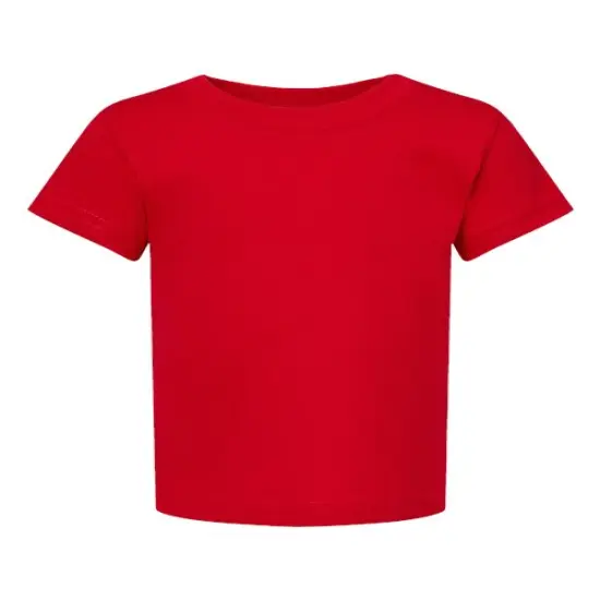 Rabbit Skins&reg; Soft Infant Cotton Jersey Tee - 3401 Red {2}