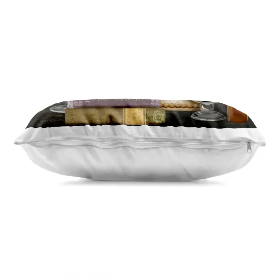 Stupell Industries Autumnal Dark Academia Indoor Pillow, 14 x 7 x 20 {3}