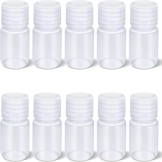 10 Pcs 1 oz Airtight Pill Bottles {1}