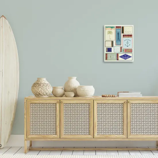 Stupell Industries Nautical Theme Matchboxes Canvas Design by Lil' Rue {2}