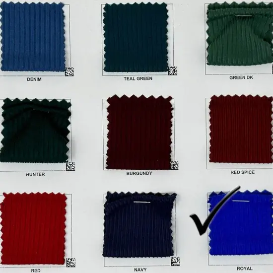 1 Yard 4x2 Brushed Rib Knit Solid Fabric Soft Lightweight Stretch Material for Clothing, 58&ndash;60 Inches width Thrush {2}