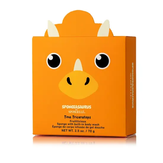 TINA TRICERATOPS SHOWER BUFFER SPONGE {3}