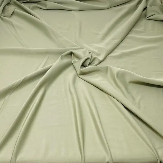 1 Yard Scuba Techno Knit Solid Fabric Smooth Stretch Apparel & Crafts 58"-60" Width Jul Sage {1}