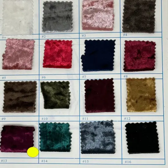 1 Yard Crushed Velvet Velour Stretch Fabric Soft Plush Polyester 58/60" Inch Width Plum {1}