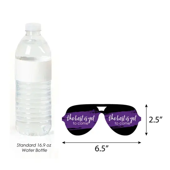 Big Dot of Happiness 2025 Purple Graduation Glasses - Paper Card Stock Party Photo Booth Props Kit - 10 Count {6}