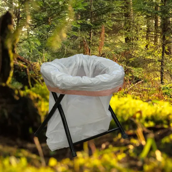 Folding Portable Toilet Seat for Camping and Hiking {2}