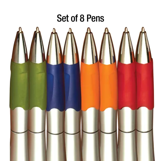 Collections Etc Flashlight Ink Pens - Set of 8 {4}