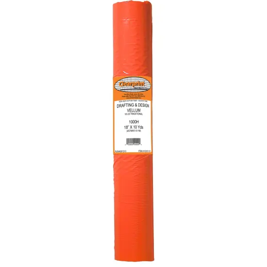 Clearprint 1000H Design Vellum Roll, 16 lb., 100% Cotton, 1 Roll {1}