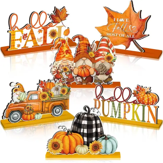 6 Pcs Fall Decor for Home Fall Table Centerpieces {1}