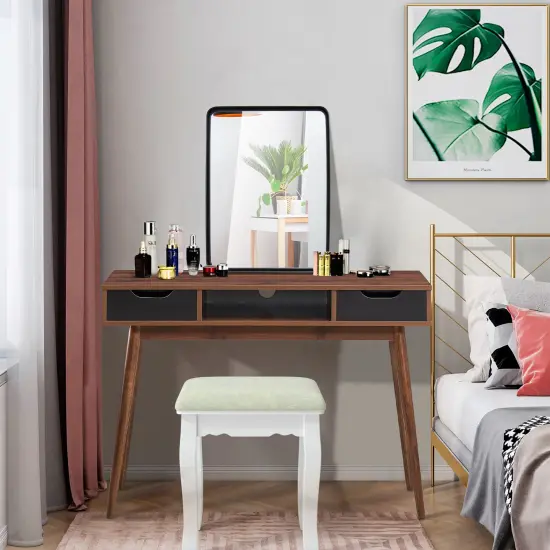 Costway 24''X16''\36''X24''\30''X22''Wall Mount Bathroom Mirror Rectangular Vanity Mirror Vertical Horizontal {2}