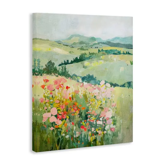 Stupell Industries Soft Flowers Meadow Canvas Wall Art Design by RileyB {3}