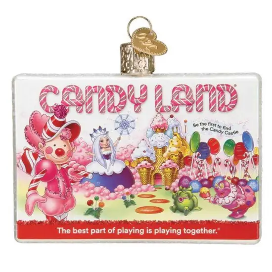Old World Christmas 2.75 In Candy Land® Christmas Tree Ornament , Games Fun Ornament Playing Multicolored {1}