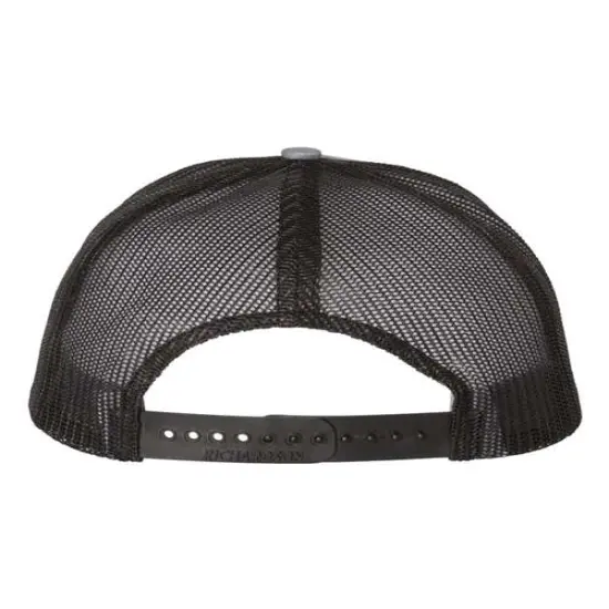 Richardson&reg; Snapback Trucker Cap H Grey/ Black {2}