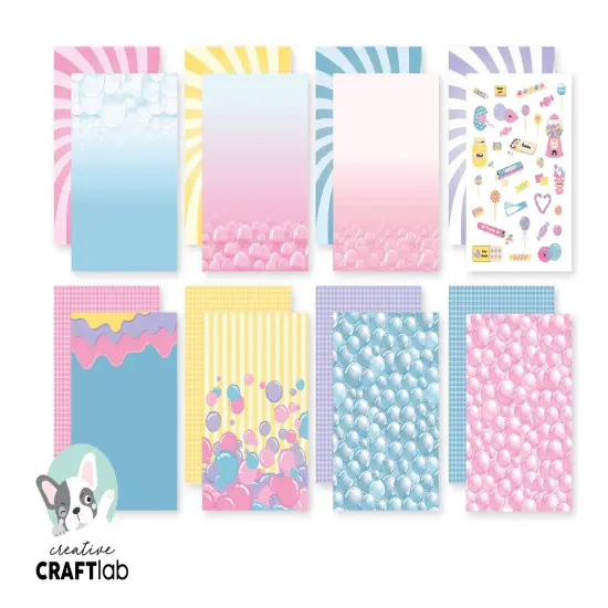 Creative Craftlab Friendz Paper Pad 5.83"X8.27"-Bubblicious {4}