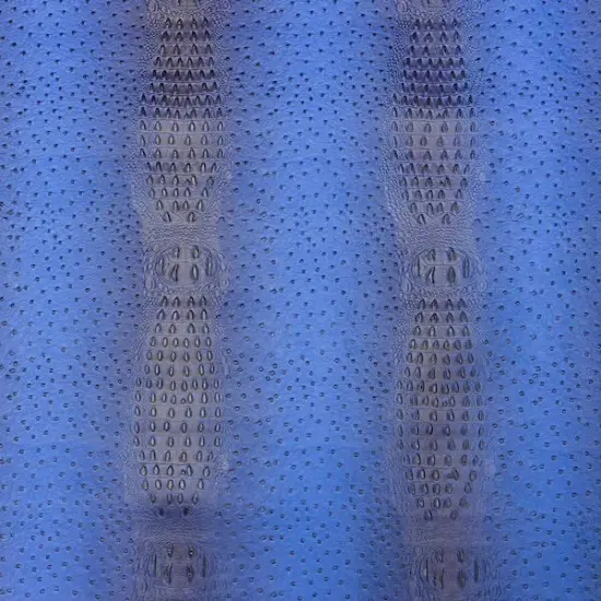 1 Yard Gatorich Faux Leather Vinyl Fabric Upholstery Handbags Wallets Home Decor 54" Width Royal Blue {1}