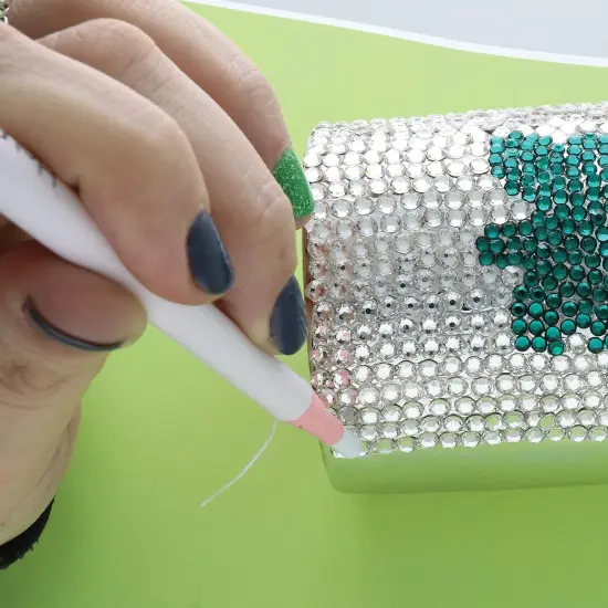 The Beadsmith Crystal FX Positioner Pencil &ndash; Hot FX &ndash; 6 Inches, 3 Pieces &ndash; Waxed Tip Tool for Working with Crystals, Rhinestones, Seed Beads, Flat Back Stones, Diamond Painting & Nail Art {5}