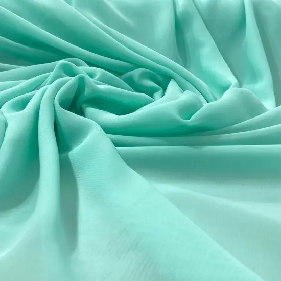 1 Yard Chiffon Fabric in 60" Wide, Sheer Lightweight Polyester for Dresses & Formal Wear Hunter Green {6}