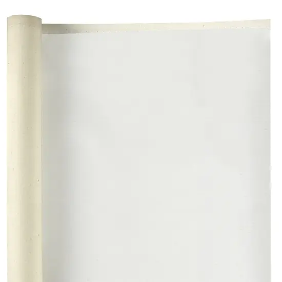Creative Mark Spectrum Universal Unstretched Cotton Canvas Roll - 62" x 6 Yards 8 oz(9.6 oz Primed) Double Primed, Rich White Acid-Free Acrylic Priming, Canvas Rolls for Painting {6}