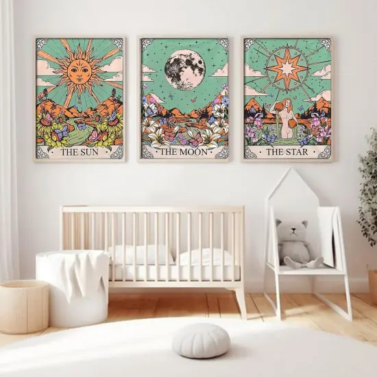 3 Pack Tarot Cards Diamond Painting Kit - 11.8x15.7inch {4}