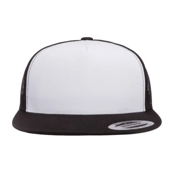 YP Classics&reg; Adult Trucker with White Front Panel Cap KELLY/ WHT/ KLY {5}