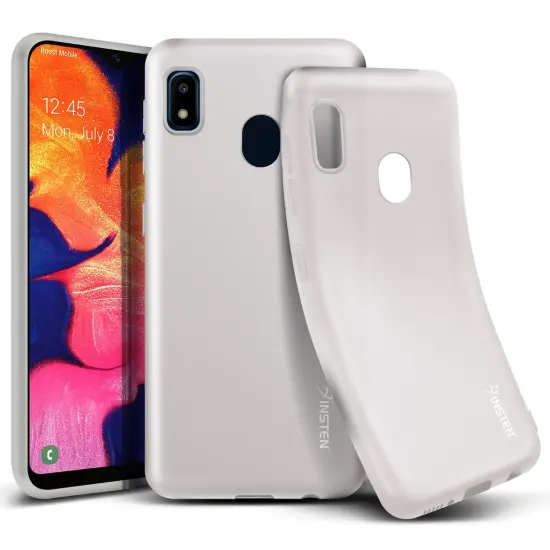 For Samsung A10e Case, Matte Clar Soft Flexible TPU Ultra Slim Phone Case Skin, Anti-Scratch Anti-Fingerprint Shockproof Compatible with Samsung Galaxy A10E 5.8 Inch 2019 by Insten Clear {1}