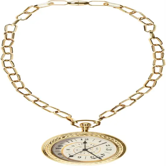 Descendants Pocket Watch Official Disney Descendants The Rise of Red Pocket Watch, Plastic Faux Costume Accessory, One Size {1}