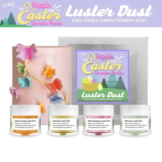 Bakell - Hoppin Into Easter Luster Dust Combo Pack Collection B (4 PC SET) {1}