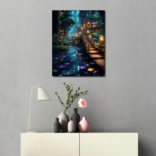 Fantasy Paint by Numbers Kit - 16"x20" (Frameless) {2}