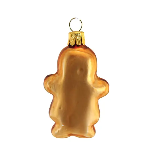 Golden Bell Collection 2.75 In Czech Gingerbread Girl Christmas Tree Ornament , Christmas Decor Christmas Cookie Brown {2}