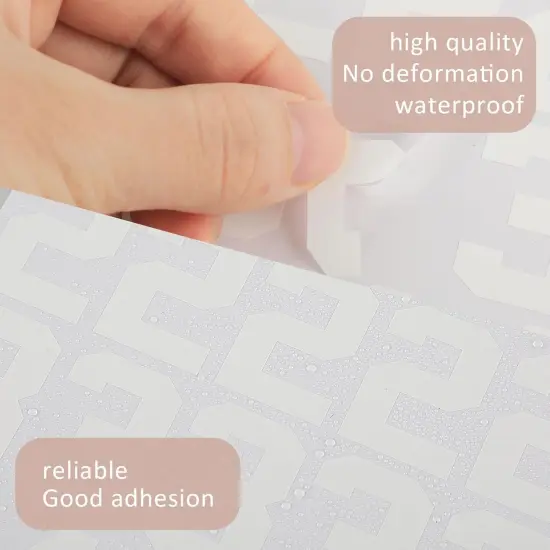 8 Sheets 1-10 Number Stickers for Helmets, Baseball, Softball, Hockey, Football, Lacrosse - Self-Adhesive Vinyl Numbers for Batting {5}