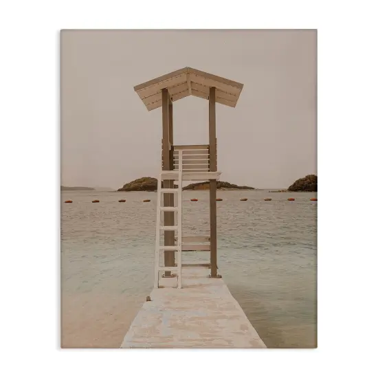 Stupell Industries Beach Lifeguard Lookout Canvas Wall Art Design by LSR Design Studio {1}