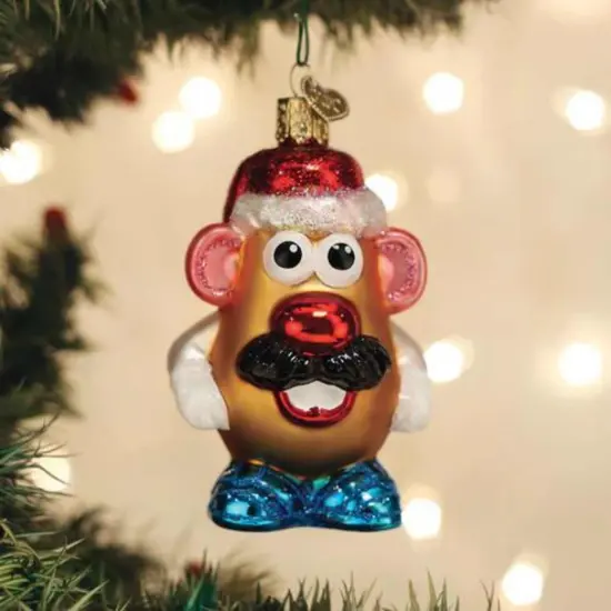 Old World Christmas 4.0 Inch Mr. Potato Head Tree Ornament , Ornament Retro Toy Brown {3}