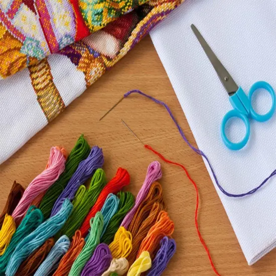 124 Skeins Embroidery Floss {2}