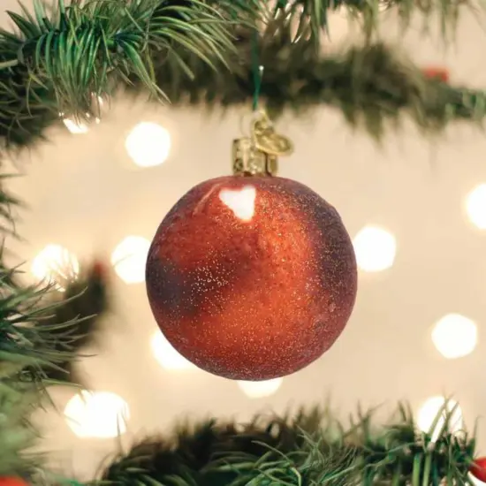 Old World Christmas 2.5 Inch Mars Tree Ornament , Ornament Planet Neighbor Gold {3}