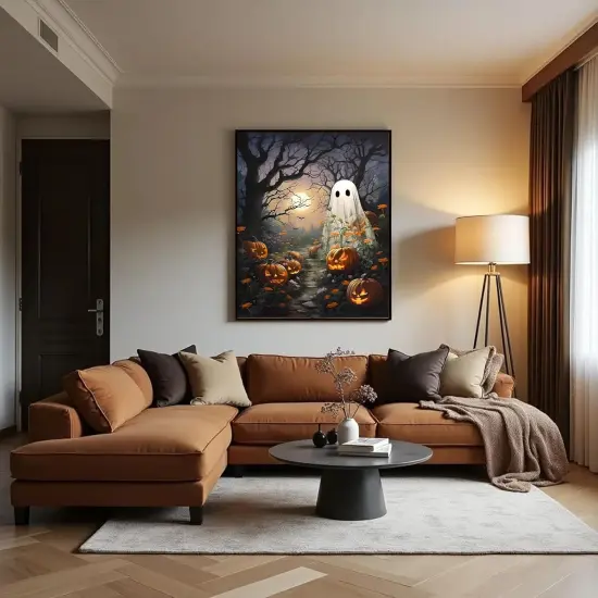 12X16Inch - Halloween Pumpkin Diamond Art Painting Kits for Adults {4}