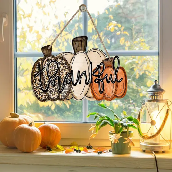 Fall Pumpkin Front Door Porch - Brown {5}
