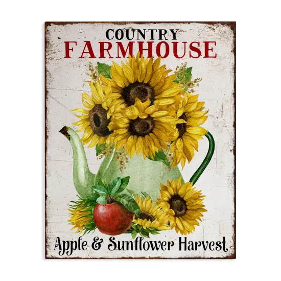 Stupell Industries Country Sunflower Harvest Canvas Wall Art Design by Creatif Belle {1}