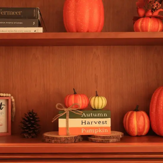 Thanksgiving Tabletop Decorations for Tiered Tray {4}