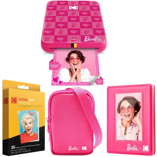 Kodak x Barbie Step Slim Instant Photo Printer + Barbie Deluxe Camera Case & More {1}